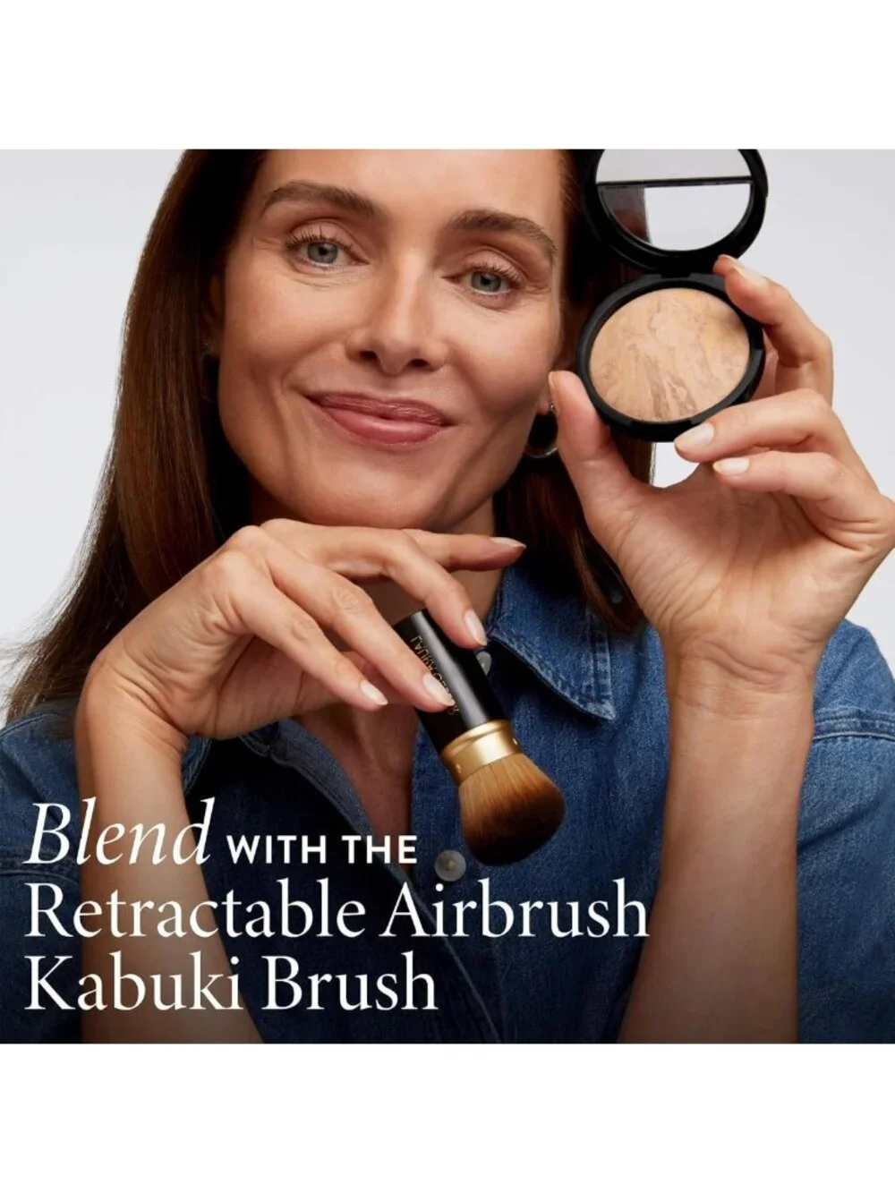 Baked Color Correcting Powder Foundation - Buildable Matte Finish for Sensitive